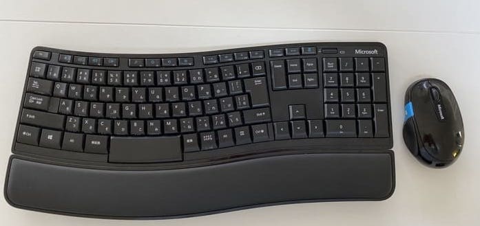 人間工学のキーボード