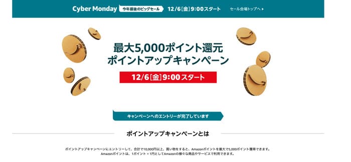 Amazonポイントアップキャンペーン