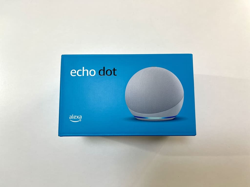 Echo Dot第4世代の外箱