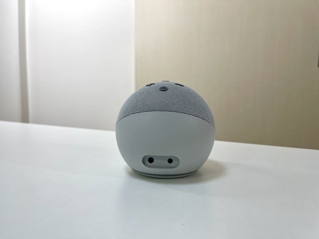 Echo Dot第4世代の背面