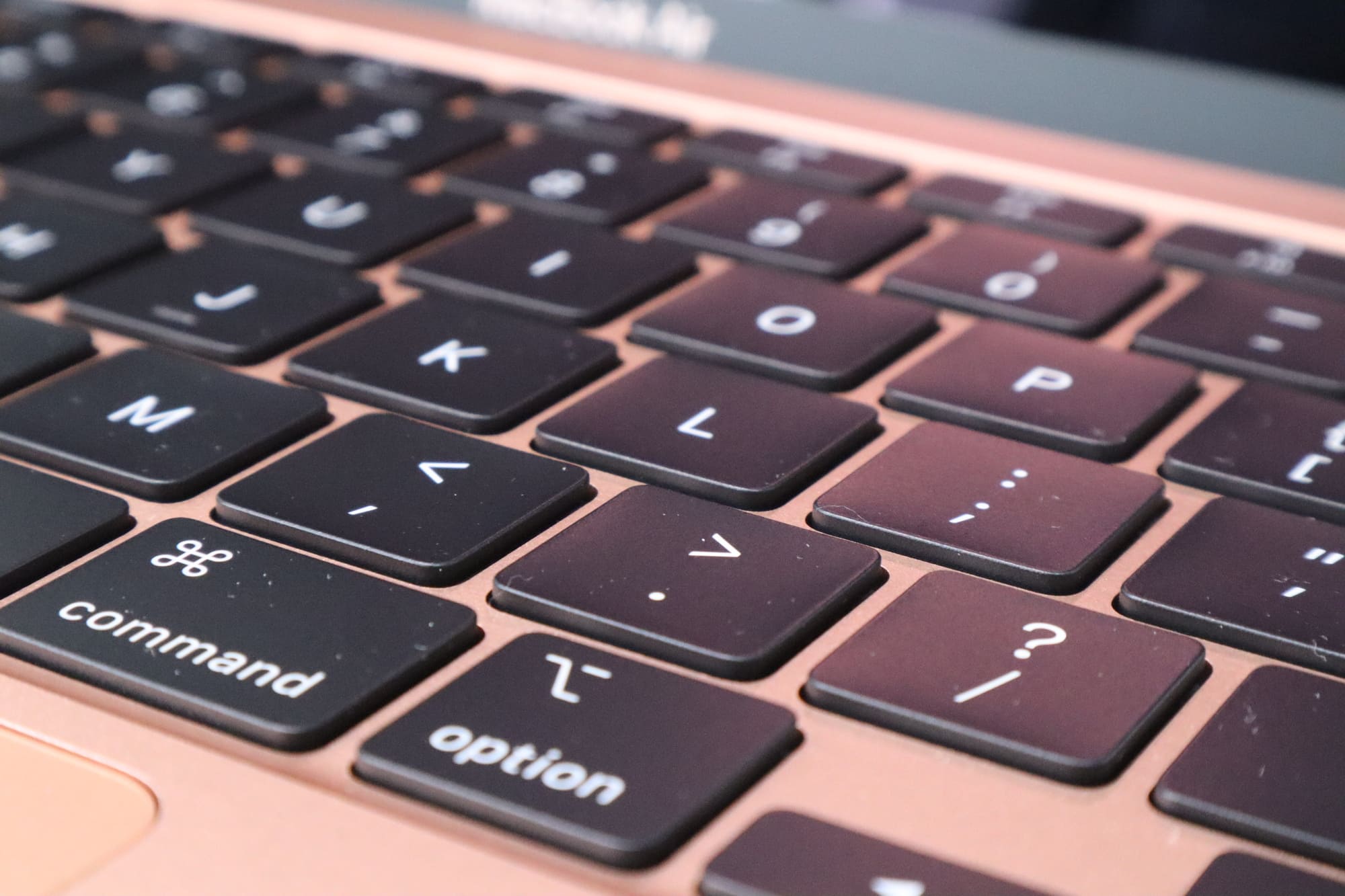 MacBook Air 2020のキーボード
